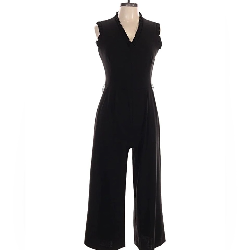 Andrew Marc Elegant Black pants jumpsuit with Belt